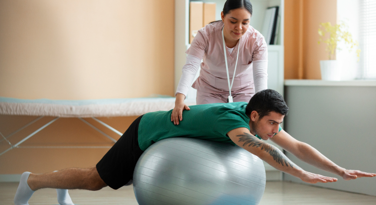 Balancing Act physiotherapy at home