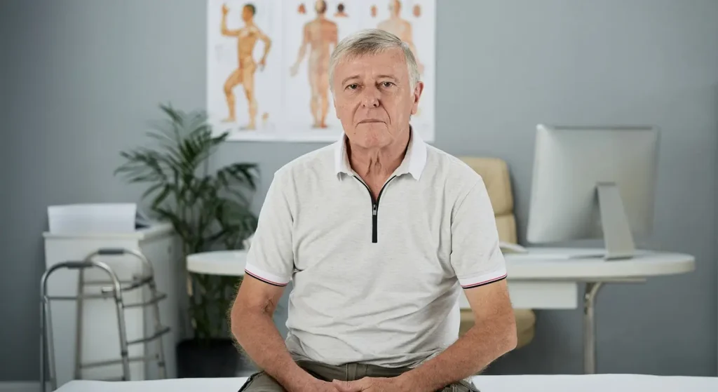 Why do men face urinary incontinence