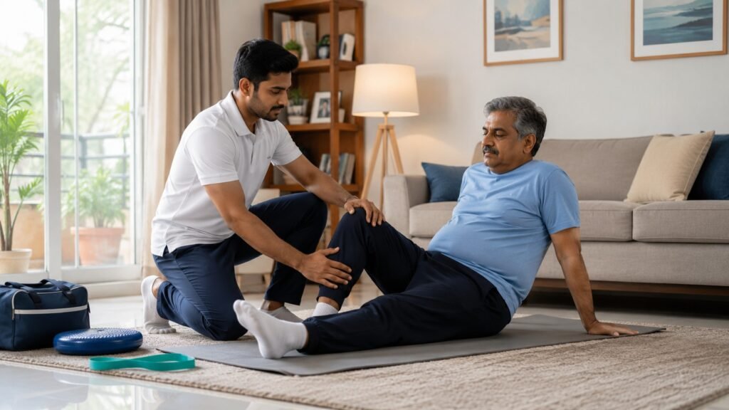 अब Gurgaon में Expert Physiotherapy आपके घर तक — Painflame ने शुरू की Premium Home Physiotherapy Service